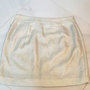 JCrew Metallic Skirt